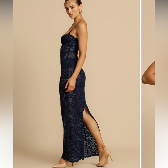 Arcina Ori Margot Dress Navy - Picture 3 of 5